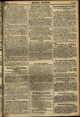 Zweite Ausgabe vom Donnerstag, den 01. Oktober 1931.