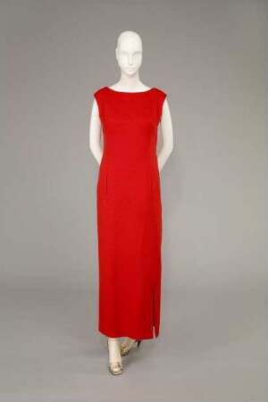 Tomatenrotes Abendkleid