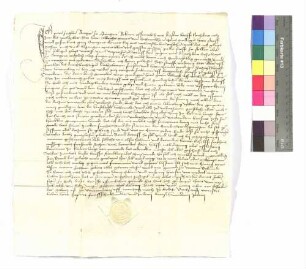 Peter Ziegler, Öhringen, Mutwillen; Siegel: Hans von Neydeck.