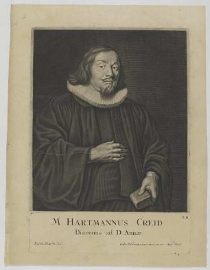 Bildnis des Hartmannus Creid