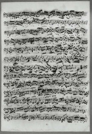 Stimmensatz: Et in terra pax (T. 33-76.), Laudamus te (T. 1-33), Violoncello