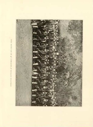 Eene sectie van de 4e compagnie 9e bataljon infanterie