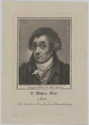 Bildnis des C. Wilhelm Bock