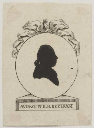 Bildnis des Avgvst Wilh. Bertram