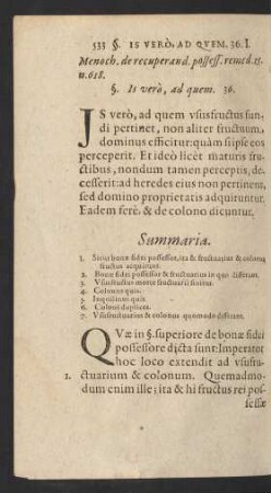 §. Is vero, ad quem. 36.