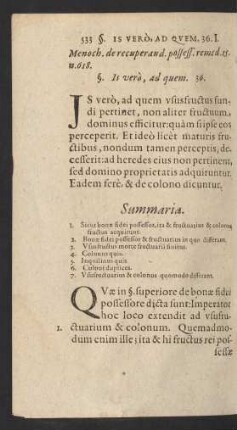 §. Is vero, ad quem. 36.