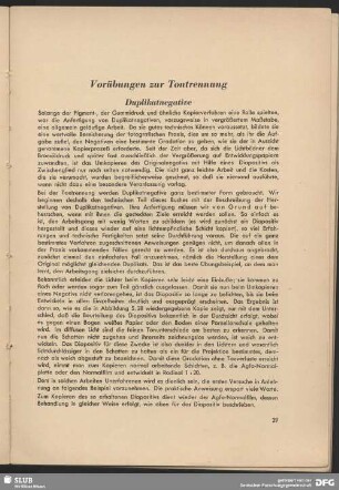 Vorübungen zur Tontrennung
