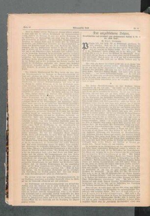 ¬Der¬ unzufriedene Lehrer : Grundsätzliches und Kritisches zum gleichnamigen Aufsatz in Nr. 1 der "Päd. Post" ; [Lehrerwarte]
