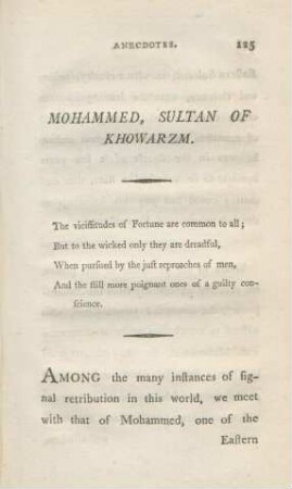 Mohammed, Sultan of Khowarzm