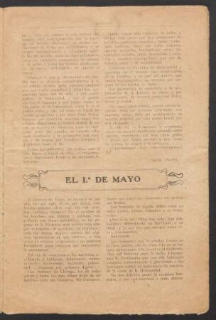 El 1.° de Mayo