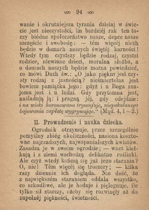 11. Prowadzenie i nauka dziecka