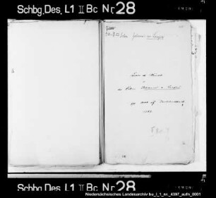 Schuldforderung des Levin de Wendt gegen die Erben des Johann von Langen