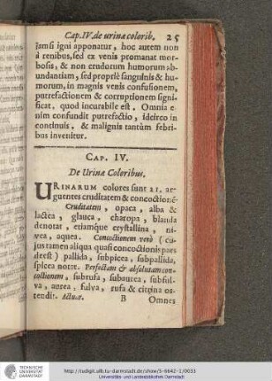 Cap. IV. De Urina Coloribus