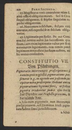 Constitutio VII.
