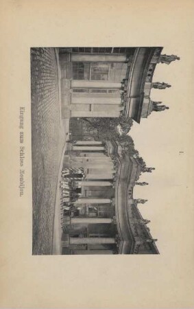 I. Eingang zum Schloss Monbijou