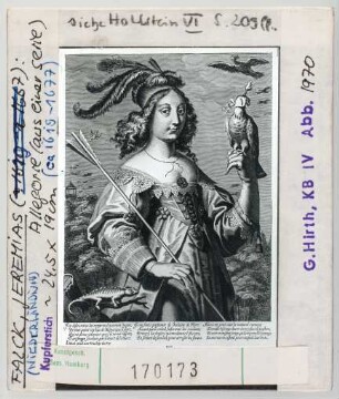 Jeremias Falck: Allegorie, Kupferstich