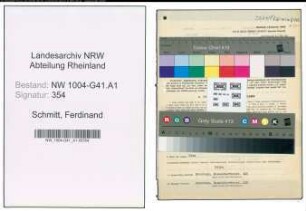 Entnazifizierung Ferdinand Schmitt , geb. 22.07.1888 (Kriminalsekretaer)