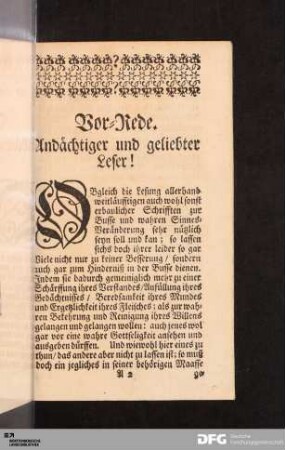 Vor-Rede.