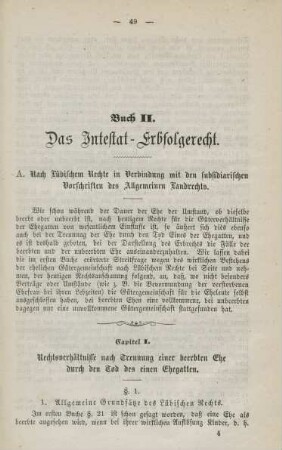Buch II. Das Intestat-Erbfolgerecht.