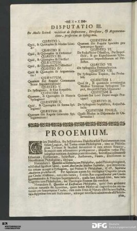 Prooemium.