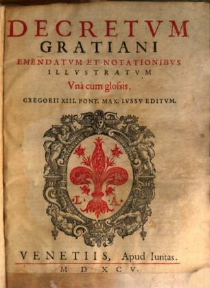 Decretum Gratiani .... 1