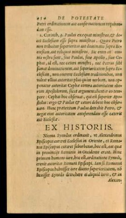 Ex Historiis.