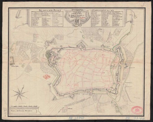 Grund-Riss der Stadt Lüneburg und deren Fortificirung