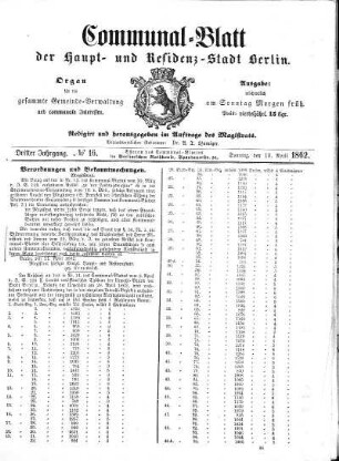 No. 16: No. 16, 13.April 1862