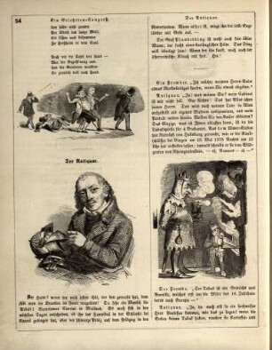 "Ein Gelehrten-Congreß" "Der Antiquar"