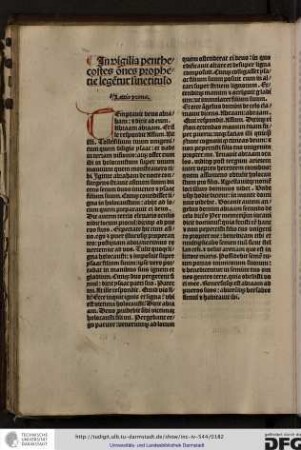 In vigilia penthecostes omnes prophetie legentur sine titulo.