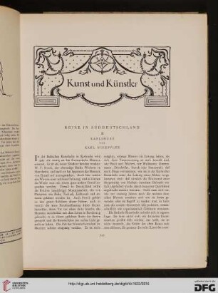 Reise in Süddeutschland, [2]: Karlsruhe