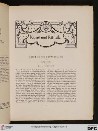 Reise in Süddeutschland, [2]: Karlsruhe