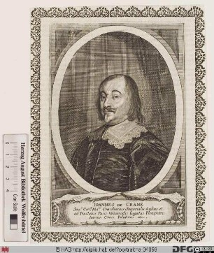 Bildnis Johann (Baptist) Crane (Krane) (1652 Edler von)