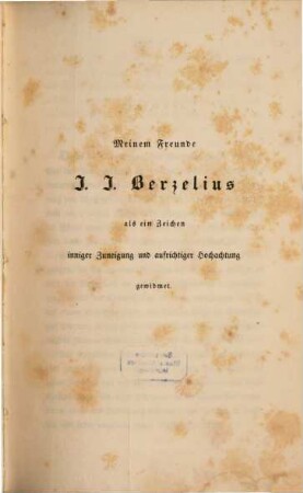 Die organische Chemie in ihrer Anwendung auf Physiologie und Pathologie
