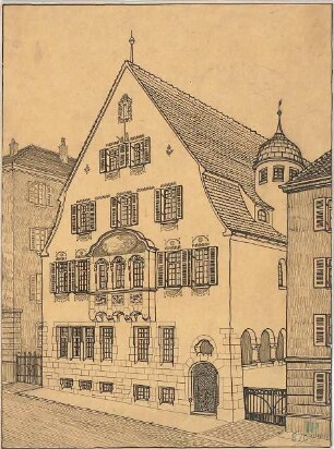 Fischer, Theodor; Stuttgart; Haus Dr. Zeller - Perspektive