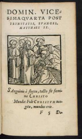 Domin. Vicesima Quarta Post Trinitatis ...