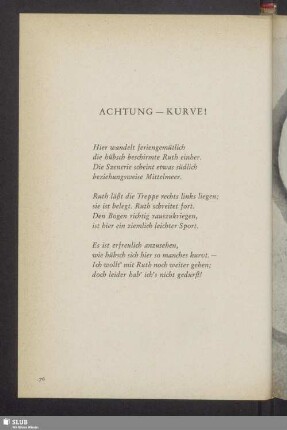 Achtung - Kurve!