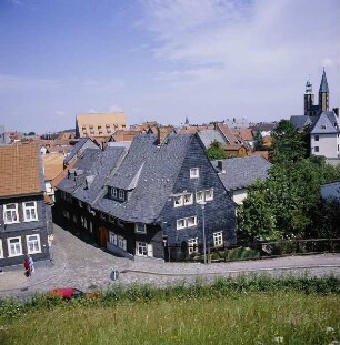 Goslar. Blick über die Altstadt von Südwesten