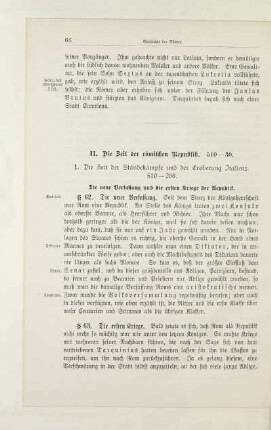1. Die Zeit der Ständekämpfe und der Eroberung Italiens. 510 - 266