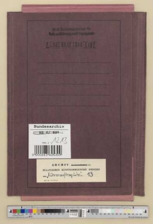 Sammlung Otto Lanz, Amsterdam: Bd. 1: Erwerbung der Sammlung Lanz für den "Sonderauftrag Linz"