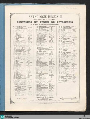 1. Potpourri aus der Operette: Prinz Methusalem