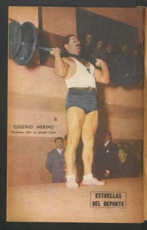 Eugenio Merino, excelente valor en pesado ligera - [Fotografía] : Estrellas del deporte