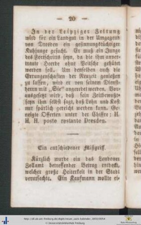 Ein entschiedener Mißgriff.