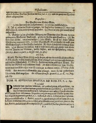 Dom. II. Adventus Epistola Ad Rom. XV, v. 4-14.