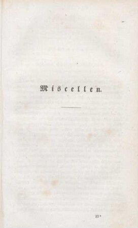 259-262 Miscellen: Erinnerung an Johann Gottfried Eichhorn