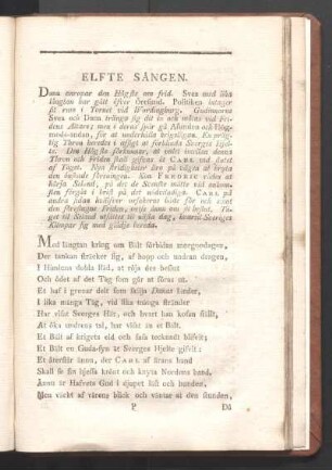 Elfte Sången.