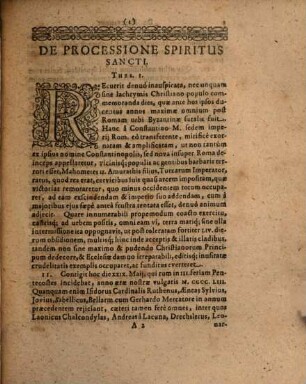 Disputatio Theologica De Processione Spiritus Sancti