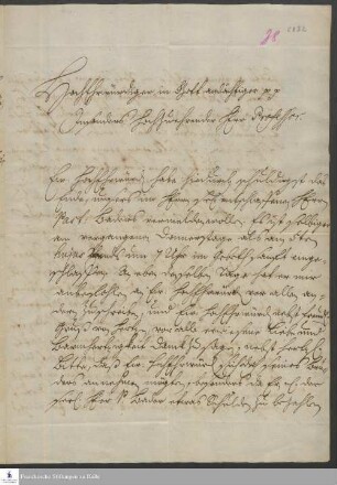 Brief von Peter Riemann an Gotthilf August Francke.