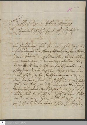 Brief von Peter Riemann an Gotthilf August Francke.