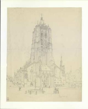 Münster Westfassade. 1837